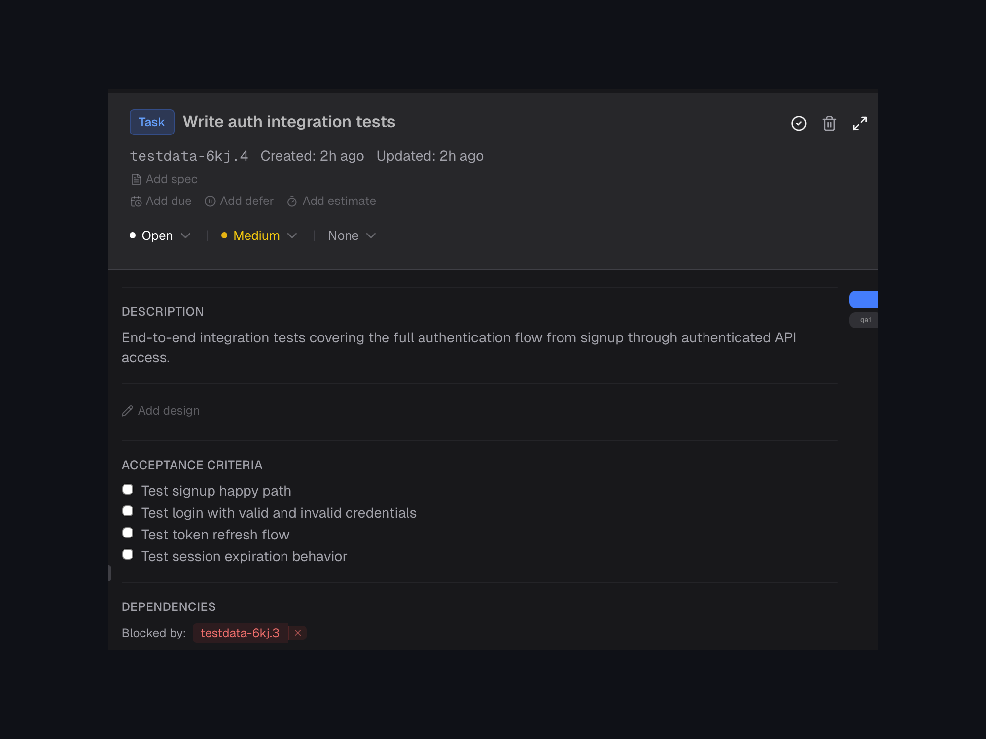 Inline editing to reprioritize and reassign a task between agents